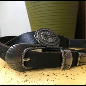 Leather American Eagle Cowboy belt